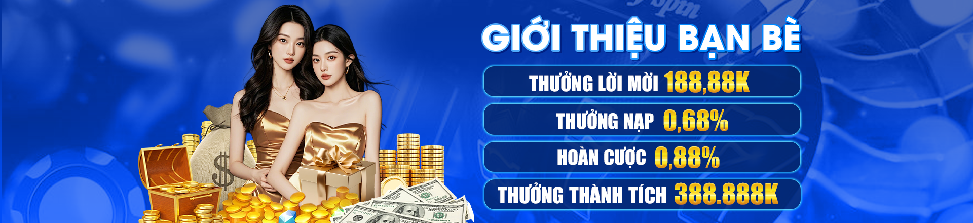 Hình ảnh quảng cáo của vf555 hiển thị nền tảng và các lợi ích